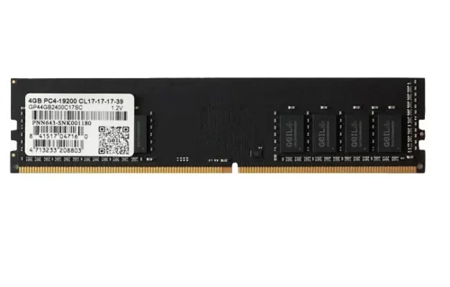 رم دسکتاپ DDR4 تک کاناله 2400 مگاهرتز CL17 گیل مدل PERISTINE SERIESE ظرفیت 4 گیگابایت