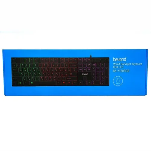 کیبورد بازی RGB بیاند مدل BK-7120RGB