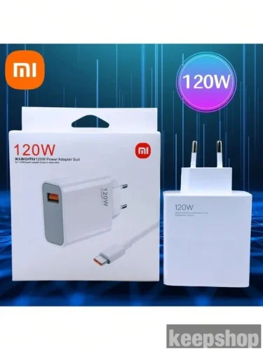 شارژر 120 واتی شیائومی مدل همراه با کابل Type-C‏