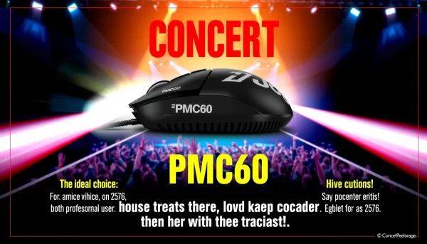 موس سیم دار پرووان مدل PMC60 یک انتخاب ایده‌آل برای کاربران حرفه‌ای و خانگی