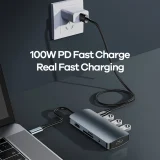 هاب 9 پورت USB-C ریمکس مدل RU-U91