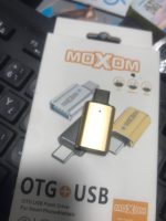 OTG MOXOM ☑️سوکت:تایپ سی ☑️داری سه رنگ بندی سفید مشکی و طلایی