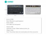 کیبورد بیسیم کوتتسی مدل 84008 رنگ سفید شفاف - تصویر 4