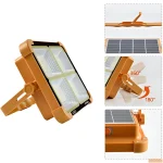 چراغ روشنایی مدل شارژی و خورشیدی bm3 solar light - تصویر 2