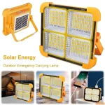 چراغ روشنایی مدل شارژی و خورشیدی bm3 solar light - تصویر 3